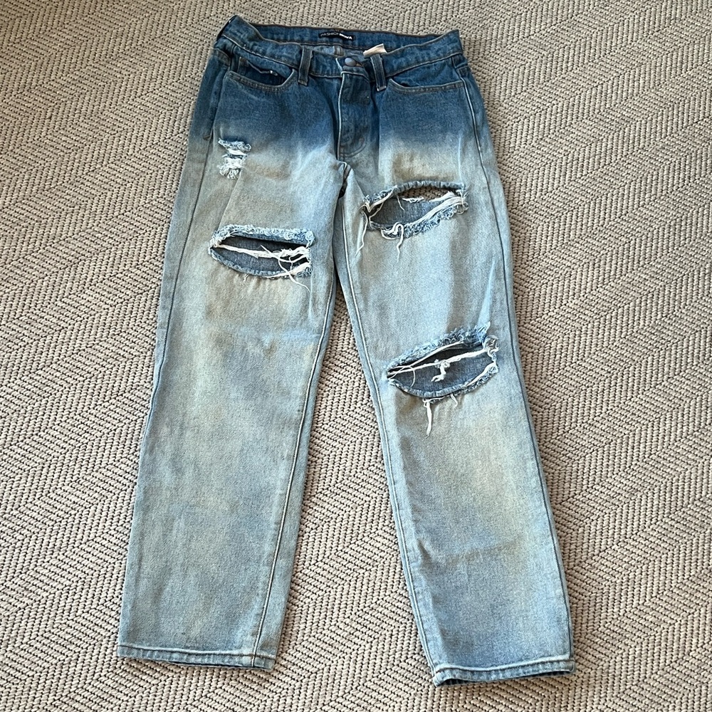 Fashion Nova Distressed Jeans